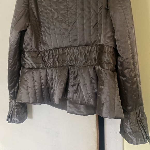 Giorgio Armani Shimmering Double Stand Up Collar Zip Jacket New With Tags - Picture 10 of 16